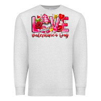Oatmeal Heather Love Valentines Day Gnome Premium Sweatshirt - CowhideDigitalArt