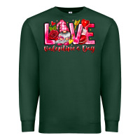 Sports Green Love Valentines Day Gnome Premium Sweatshirt - CowhideDigitalArt