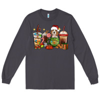 Smoke Christmas coffee cups with Beagle Long Sleeve Tee - RanaPortraitStore