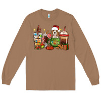 Toasted Coconut Christmas coffee cups with Beagle Long Sleeve Tee - RanaPortraitStore