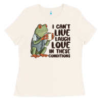 Bone i cant live laugh love in these conditions Ladies Tee - MaliasSmallBusiness