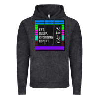 Vintage Black Eat Sleep Chemıstray Repeat Vintage Hoodie - Bettercallsaul