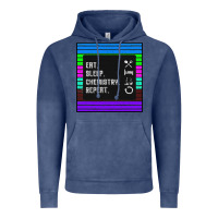 Vintage Denim Eat Sleep Chemıstray Repeat Vintage Hoodie - Bettercallsaul