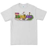 Dove Grey louisiana mardi gras Premium Tee - MaliasSmallBusiness
