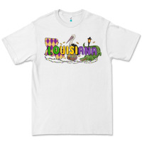 White louisiana mardi gras Premium Tee - MaliasSmallBusiness