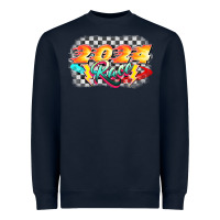 Navy Race 2024 Heavyweight Sweatshirt - CowGirlArtShop