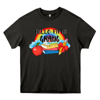 Asphalt back to school hello fifth grade 3200x2400 Heavy Core Tee - AdoDesignShop