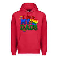Cardinal I love my dads Premium Hoodie - FaDigitalArtStudio