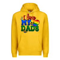 Lemon I love my dads Premium Hoodie - FaDigitalArtStudio