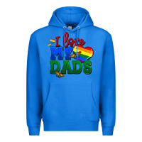 True Royal I love my dads Premium Hoodie - FaDigitalArtStudio