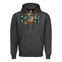 Charcoal Heather Western Mom Mother's Day Zipper Hoodie - FaDigitalArtStudio