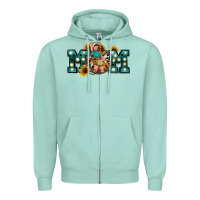 Seafoam Western Mom Mother's Day Zipper Hoodie - FaDigitalArtStudio