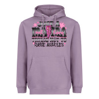 Lavender Just a Mama Out Here Trying Not To Raise Assholes Heavyweight Hoodie - CowhideDigitalArt