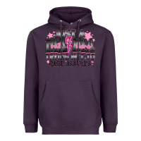 Plum Just a Mama Out Here Trying Not To Raise Assholes Heavyweight Hoodie - CowhideDigitalArt