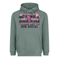 Sage Just a Mama Out Here Trying Not To Raise Assholes Heavyweight Hoodie - CowhideDigitalArt