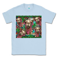Dusty Blue camel face Classic Tee - BarkalooDesign