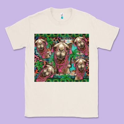 Camel Face Classic Tee Designed By Barkaloodesign