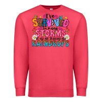 Cardinal ive survived too many storms to be thered by raind Premium Sweatshirt - CowhideDigitalArt