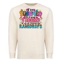 Sandshell ive survived too many storms to be thered by raind Premium Sweatshirt - CowhideDigitalArt