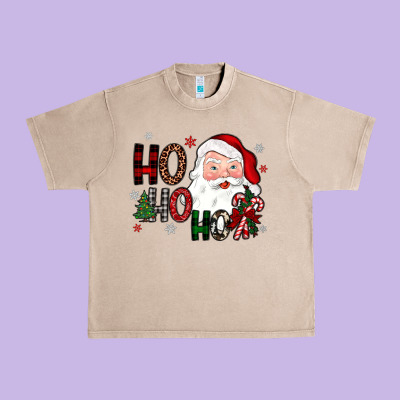 Ho Ho Ho Urban Heavy Tee Designed By Jahusdesignshop