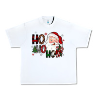 White ho ho ho Urban Heavy Tee - JahusDesignShop