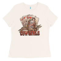 Bone long live cowgirls cards Ladies Tee - NancyCooperArtShop