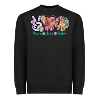 Black Peace love Easter Day Heavyweight Sweatshirt - HowdyJamesFarm
