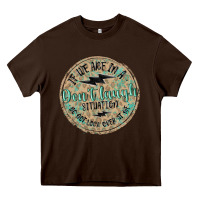 Chocolate Brown if we are in a don't laugh situation Heavy Core Tee - MaliasSmallBusiness