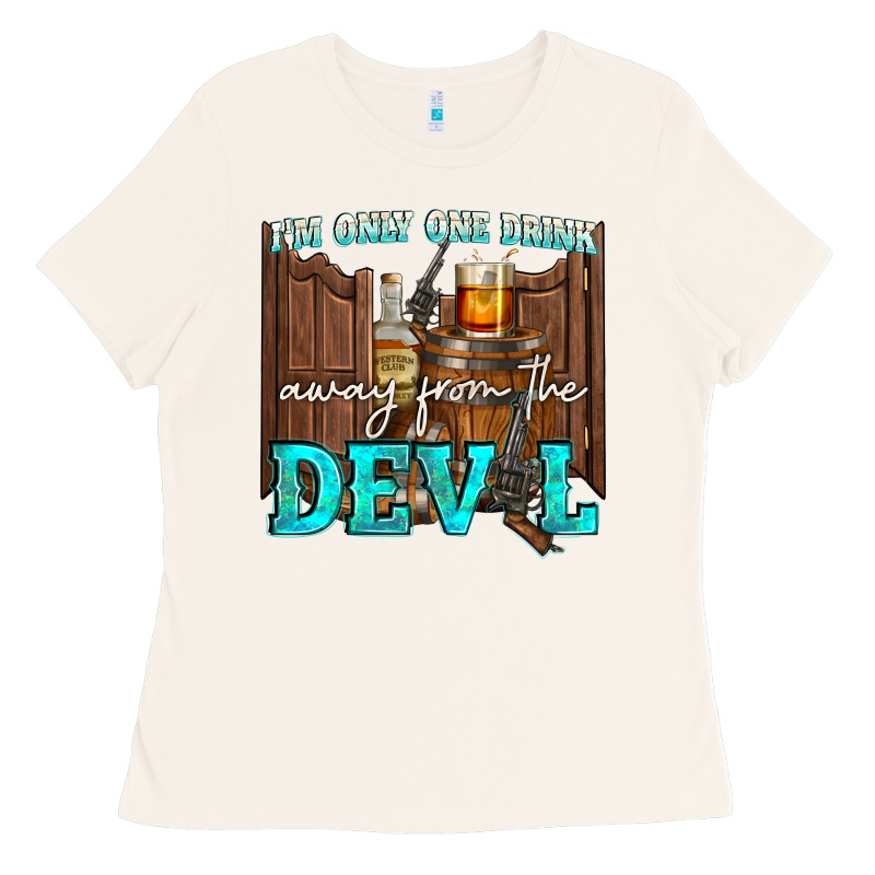Im Only One Drink Ladies Tee by NancyCooperArtShop | Teevron