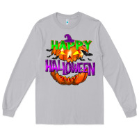 Moon Dust Happy Halloween Long Sleeve Tee - NancyCooperArtShop