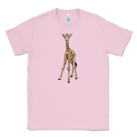 Bubblegum Pink baby giraffe Classic Tee - LillyAllenDesigns