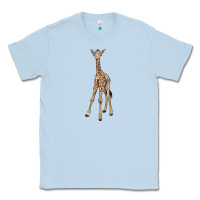 Dusty Blue baby giraffe Classic Tee - LillyAllenDesigns