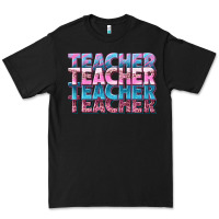 Black teacher stacked Premium Tee - NancyCooperArtShop