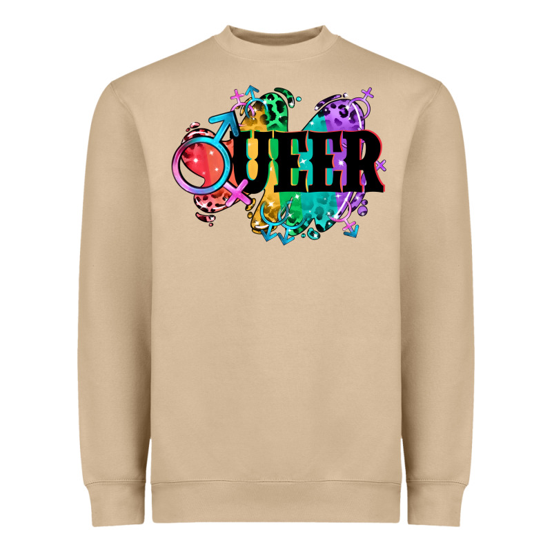 Queer Heavyweight Sweatshirt by CowGirlArtShop | Teevron