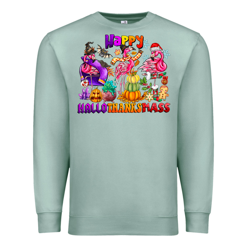 Happy Hallo Thanks Mas Premium Sweatshirt by CowhideDigitalArt | Teevron