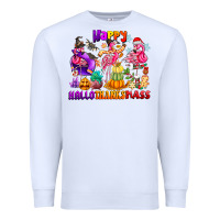 White Happy Hallo Thanks Mas Premium Sweatshirt - CowhideDigitalArt