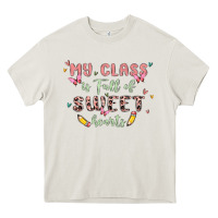 Cream my class is full of sweet hearts Heavy Core Tee - MaliasSmallBusiness