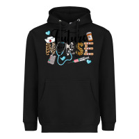 Black Western Future Nurse Heavyweight Hoodie - LillyAllenDesigns