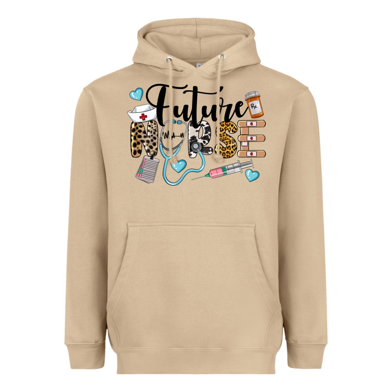 Western Future Nurse Heavyweight Hoodie by LillyAllenDesigns | Teevron
