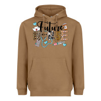 Toasted Coconut Western Future Nurse Heavyweight Hoodie - LillyAllenDesigns