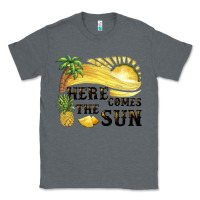 Charcoal Heather here comes the sun Classic Tee - BarkalooDesign