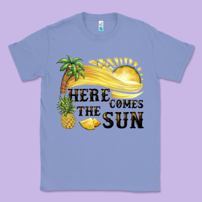 Here Comes The Sun Classic Tee Designed By Barkaloodesign