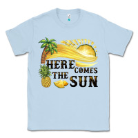 Dusty Blue here comes the sun Classic Tee - BarkalooDesign