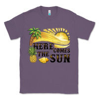 Lavender here comes the sun Classic Tee - BarkalooDesign