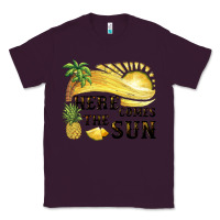 Plum here comes the sun Classic Tee - BarkalooDesign