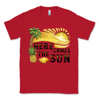 Red here comes the sun Classic Tee - BarkalooDesign
