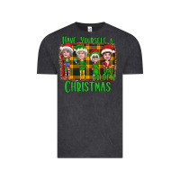 Vintage Black Have Yourself a Very Golden Christmas Vintage Tee - Bettercallsaul