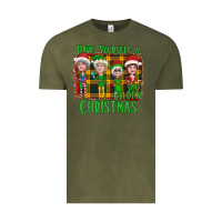 Vintage Olive Have Yourself a Very Golden Christmas Vintage Tee - Bettercallsaul