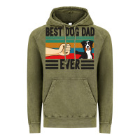 Vintage Olive Best Dog Dad Ever Vintage Hoodie - Bettercallsaul