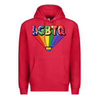 Cardinal lgbtq pride Premium Hoodie - FaDigitalArtStudio